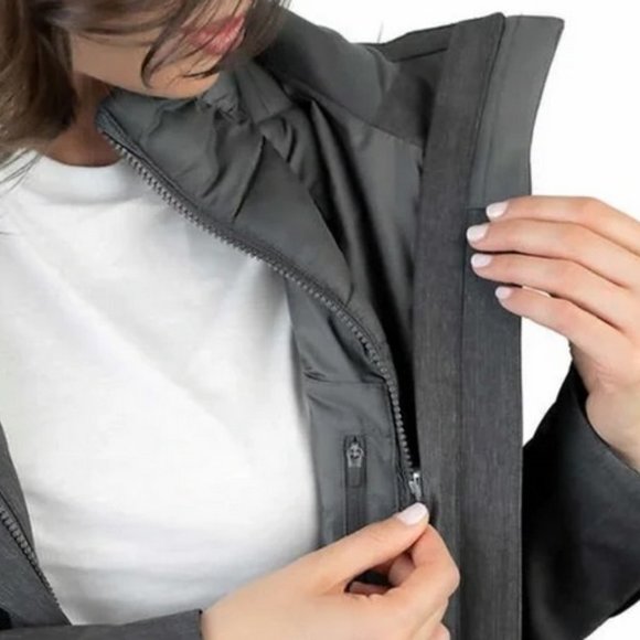 NWOT Kirkland Signature 3 in 1 Jacket Gray Large - Picture 3 of 4
